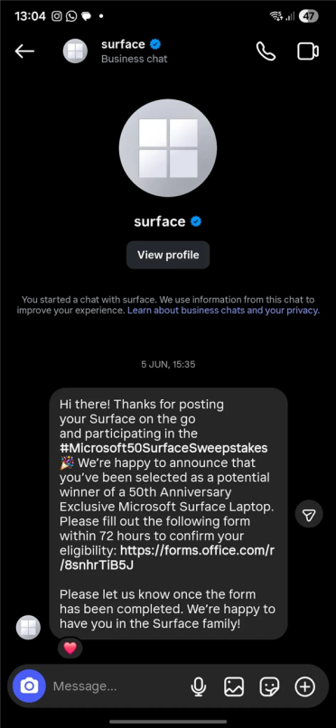 全球限量仅50台！绝版Surface送修 微软却寄回一台普通款