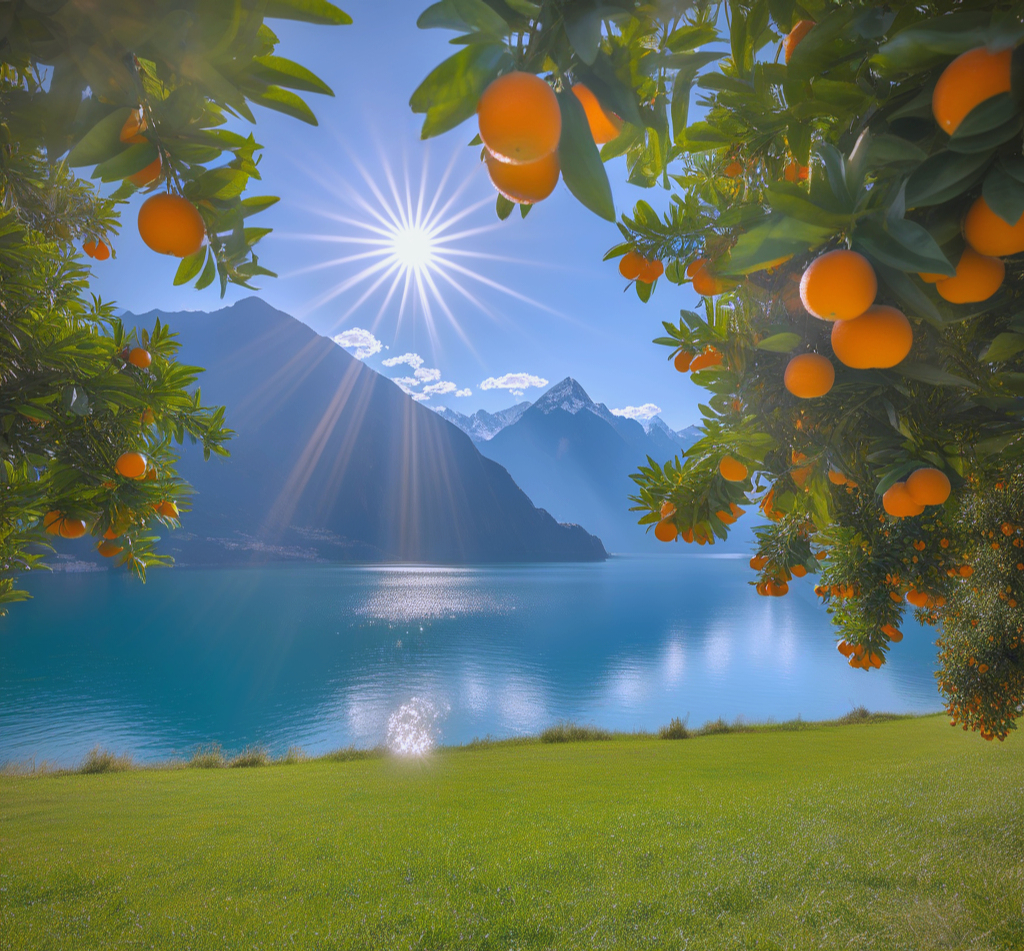 手机壁纸|金黄橙子传递温馨祝福,心想事成,硕果累累!