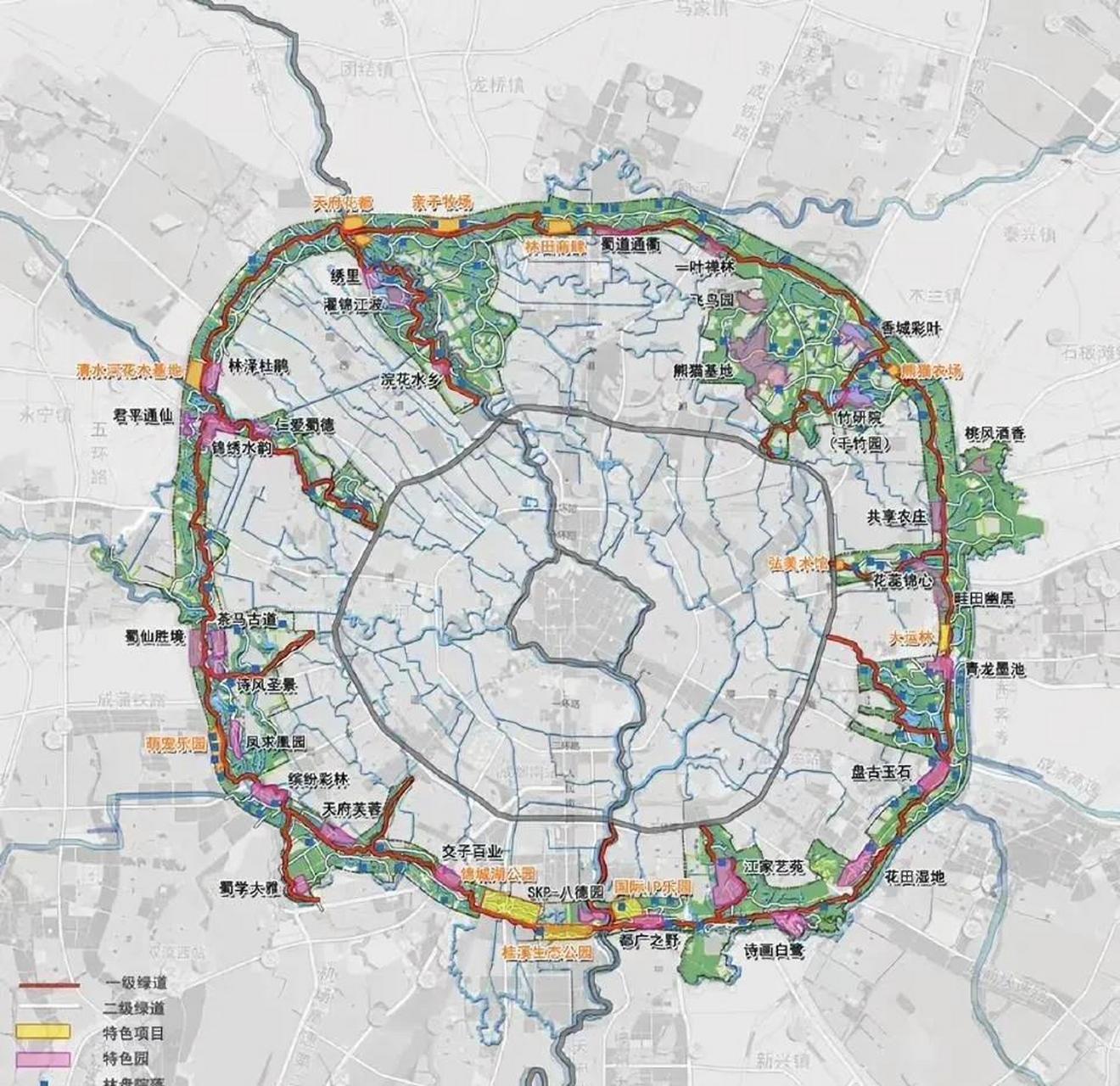 成都的绕城绿道,由于退林还耕,如今被推到了风口浪尖.