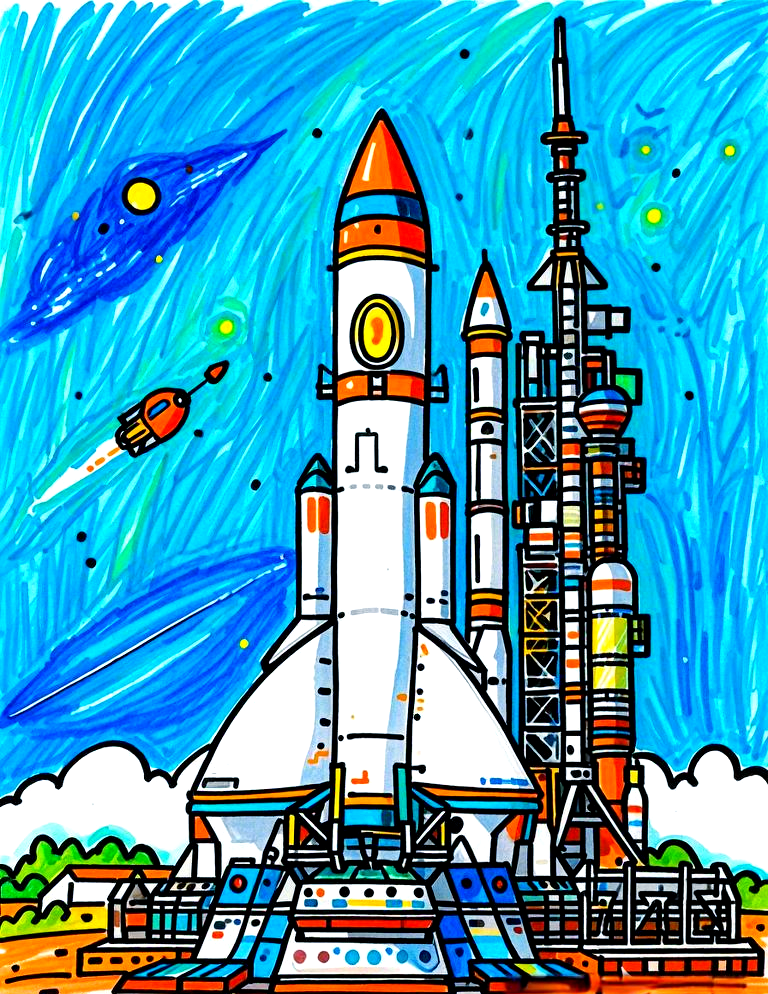 小学低年级科技绘画作品