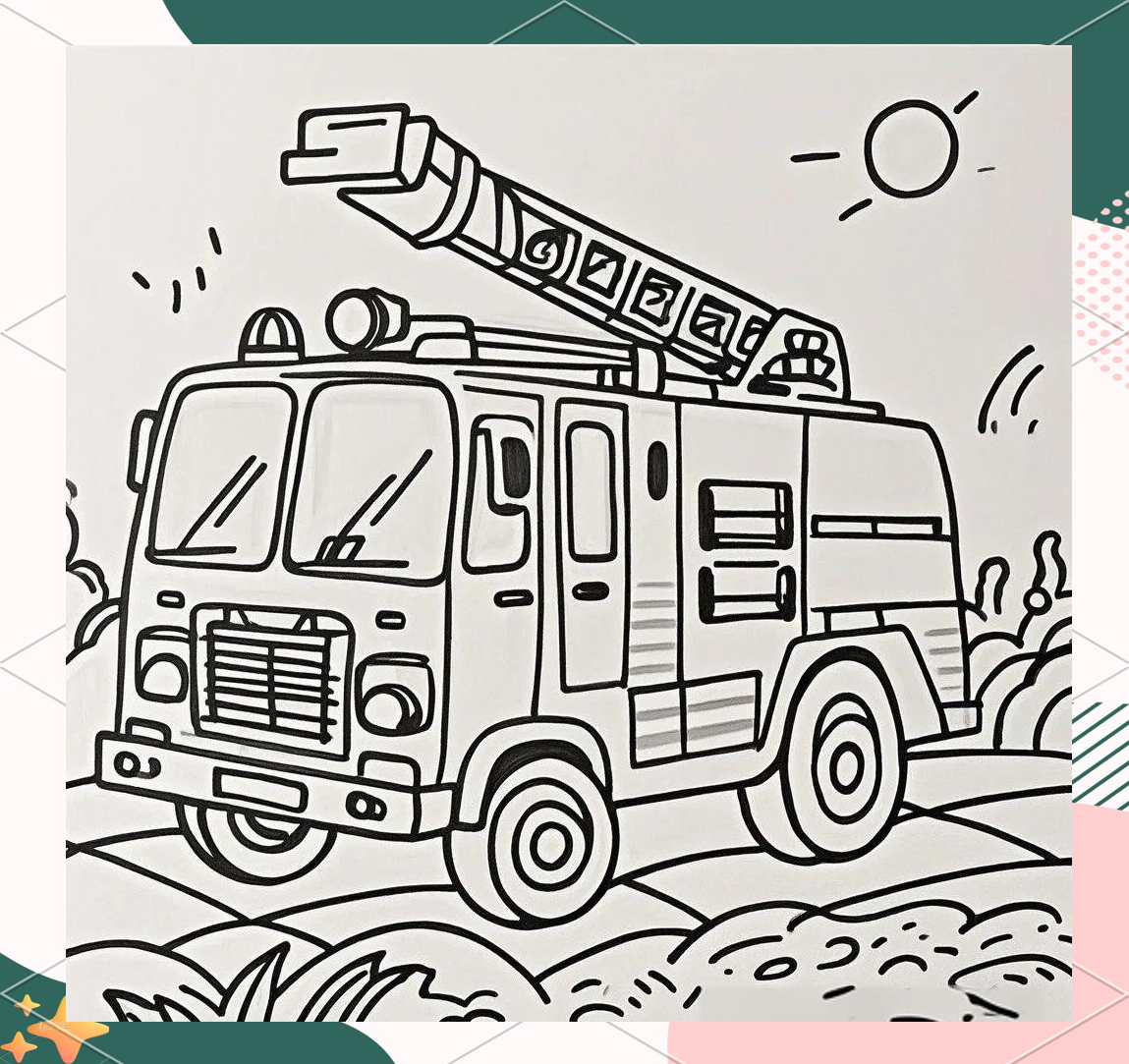 通过以上示例和步骤,我们可以看到绘制消防车简笔画的过程不仅需要