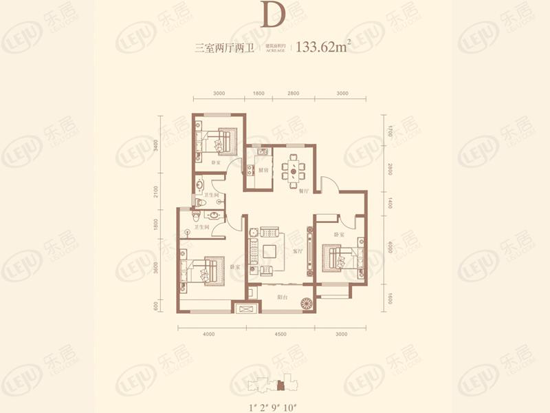 西昌翡丽华府户型图片