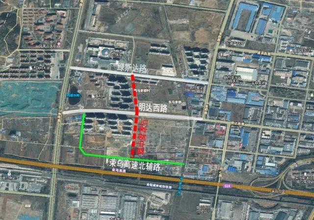 馬家都中路位於煙臺市萊山區,北起現狀綠斯達路,向南在道路樁號k0