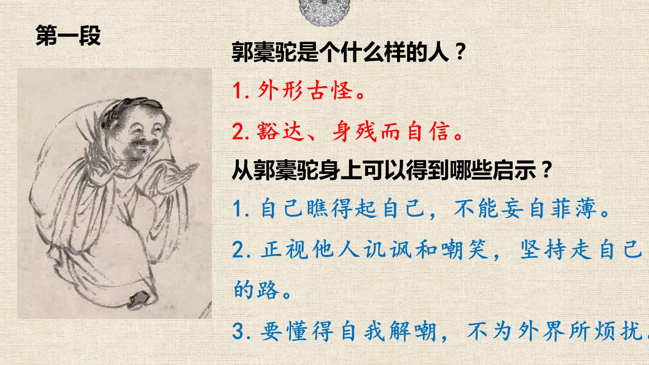 种树郭橐驼传 柳宗元