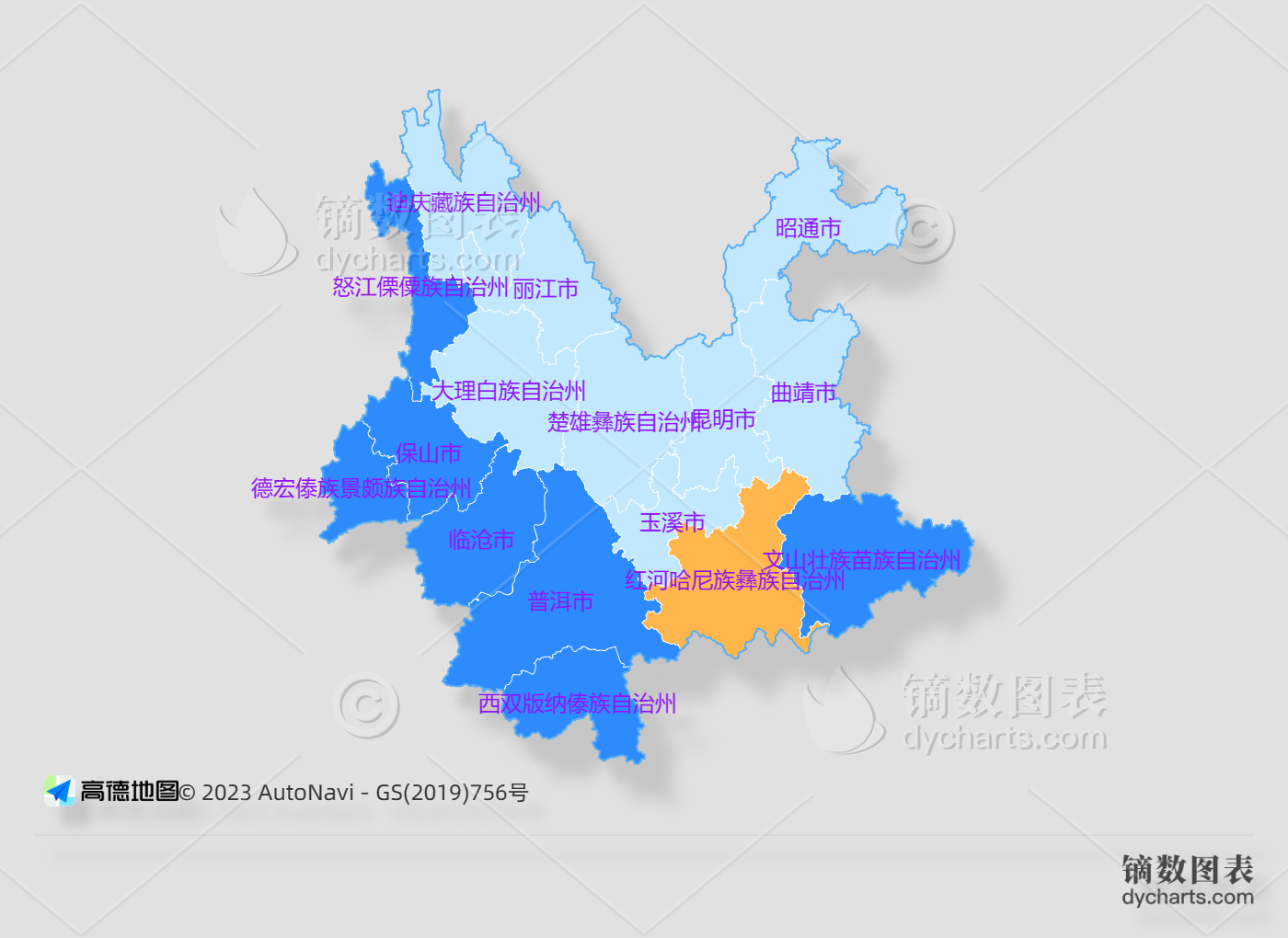 云南红河州位置图片