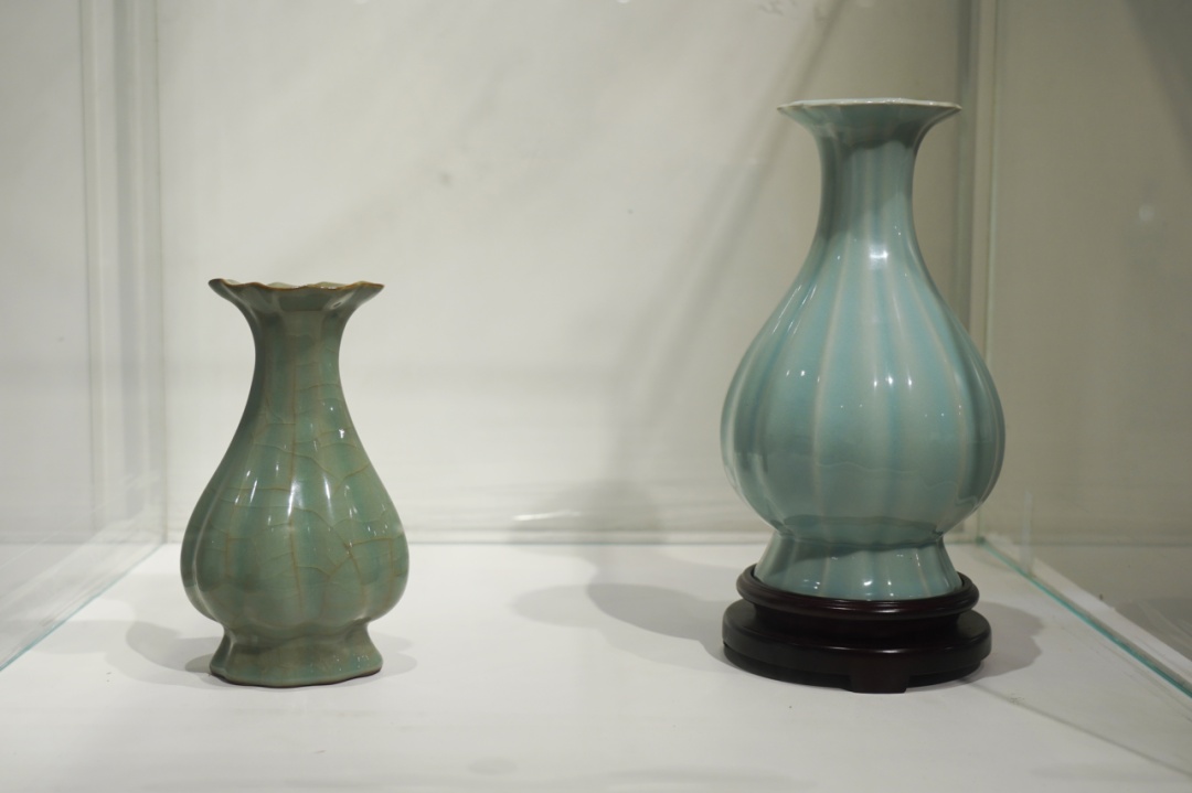 "夺得千峰翠色来",龙泉青瓷邂逅宜兴青瓷展开展