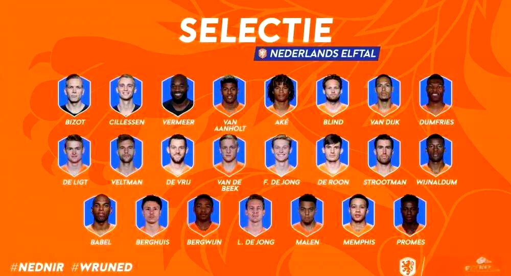 意大利,荷兰与威尔士国家队名单揭晓,尤文图斯多将上榜