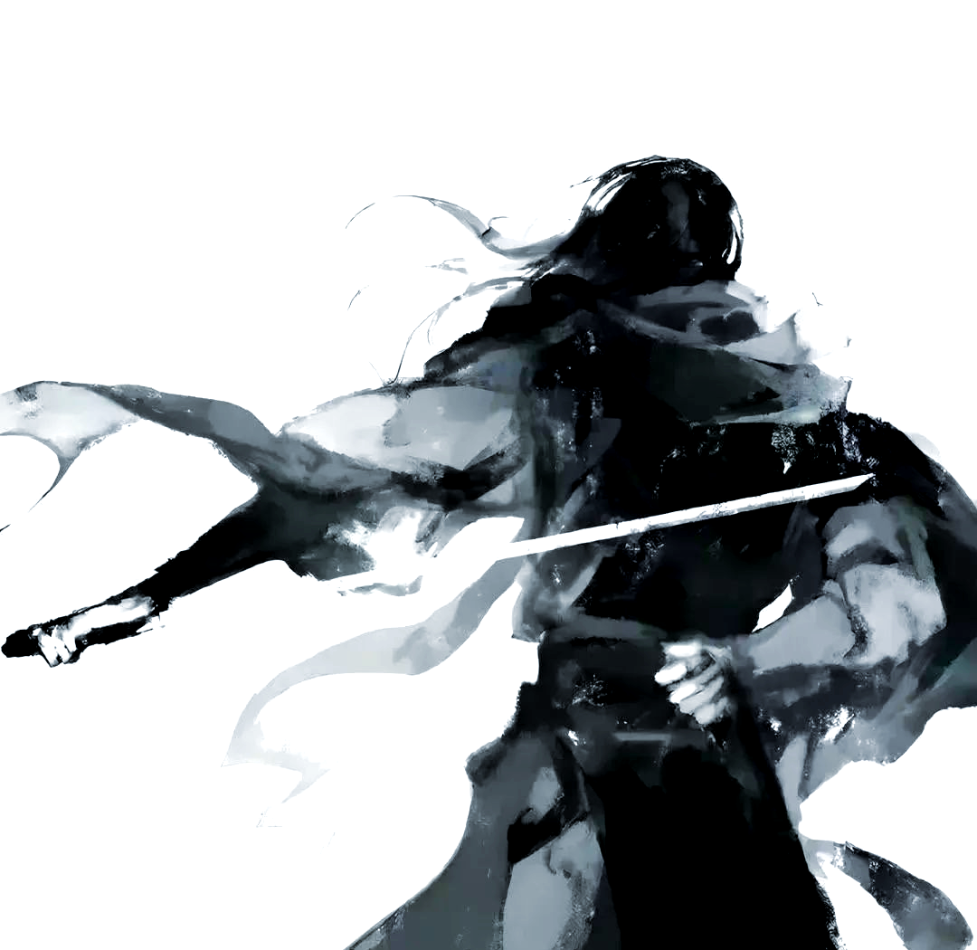 古风男头丨水墨风大侠的古风男生形象