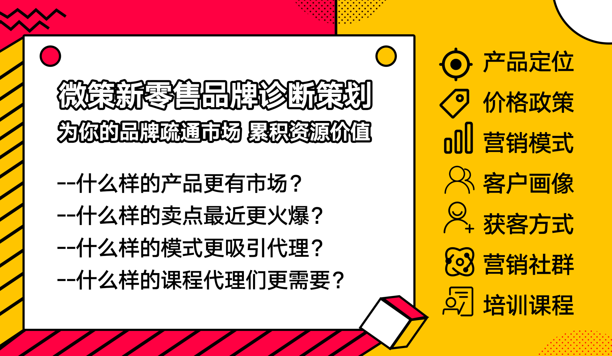微策为你的新品牌做诊断,品牌刚刚起步如何更好地做好全局推广?