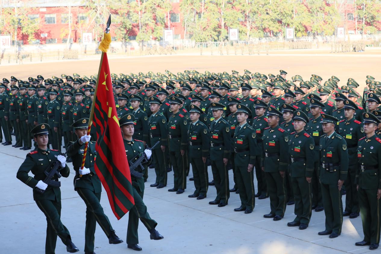 北京武警新兵图片