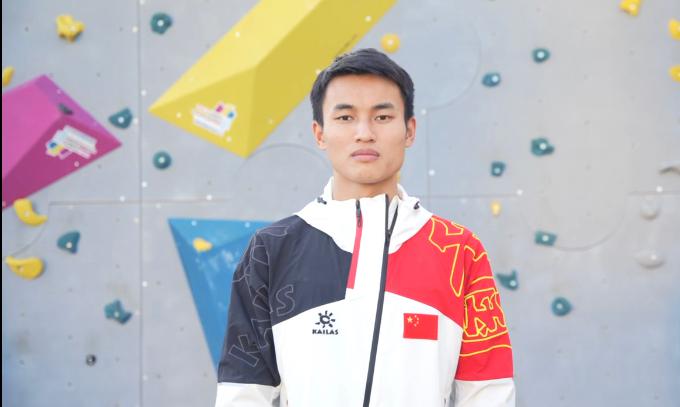 湖南攀岩运动员龙金宝确保奥运资格