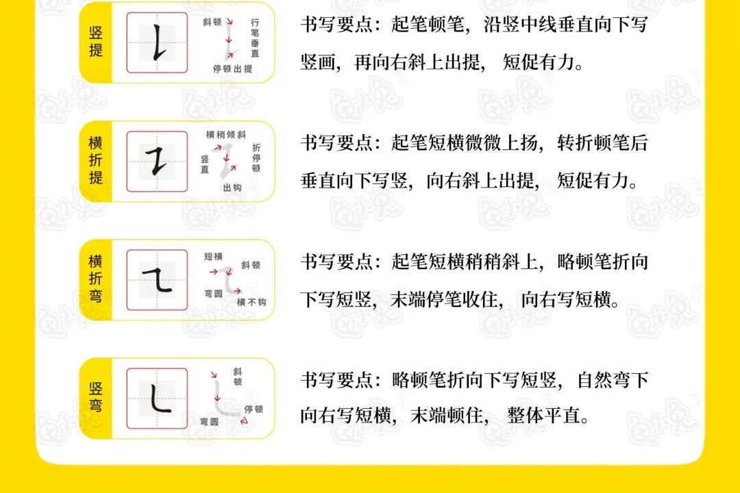 幼小衔接练字基本笔画入门