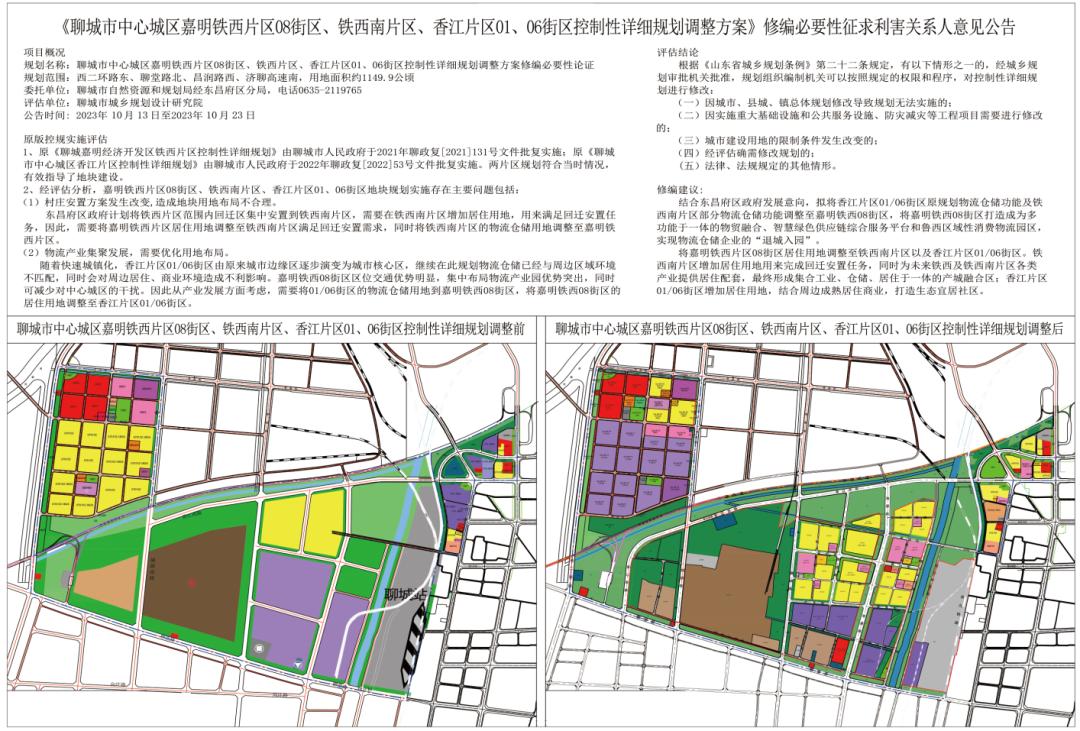 聊城北部最新规划图图片