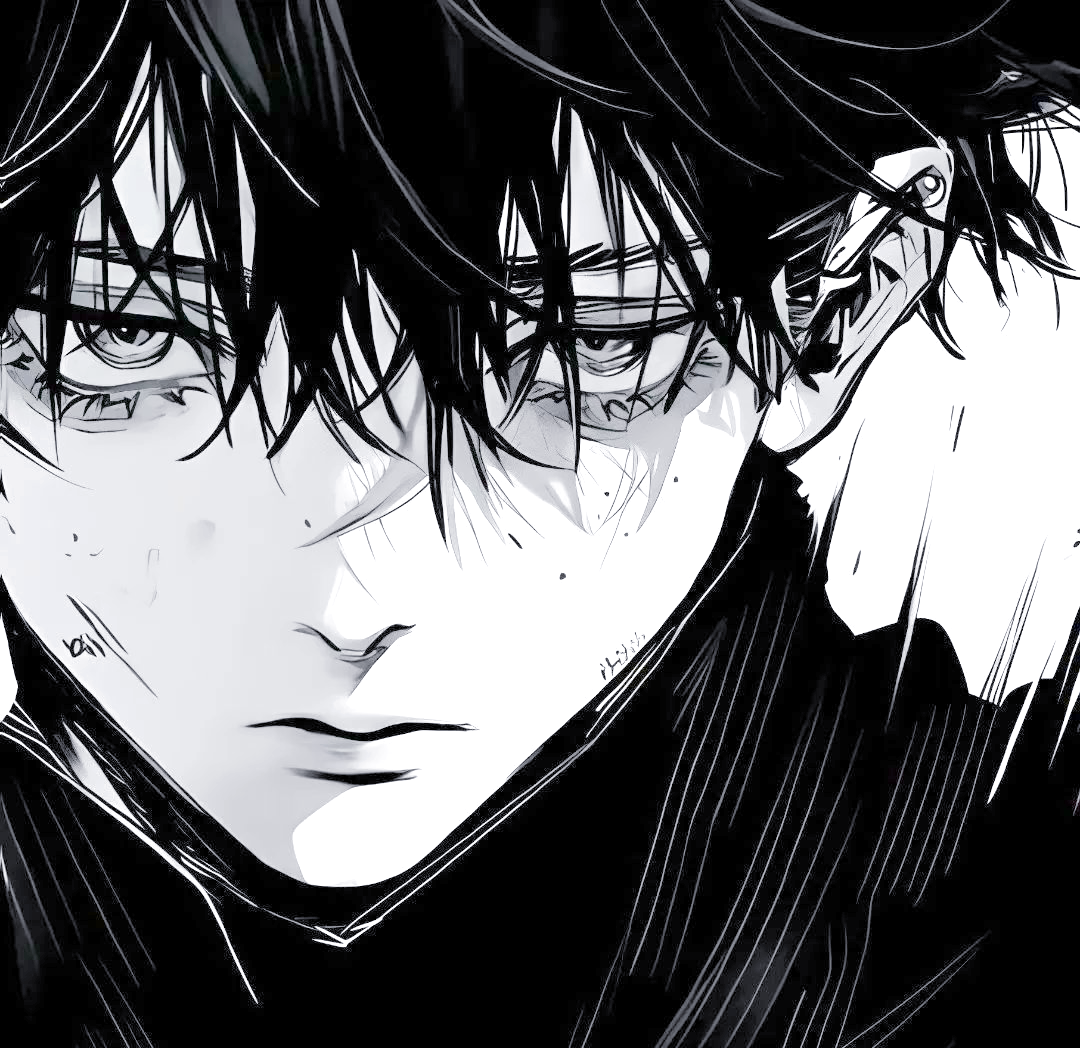 精选黑白动漫男头,展现多样友谊之道