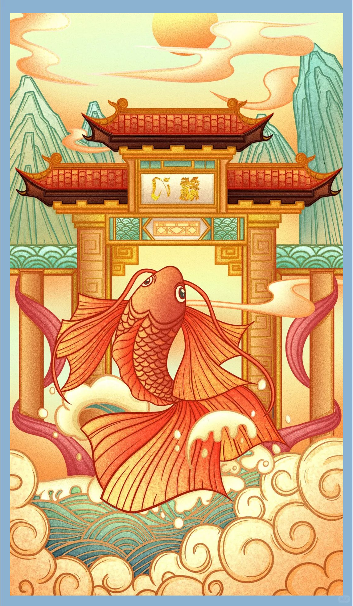 鲤鱼跃龙门:民间故事中的英雄传奇