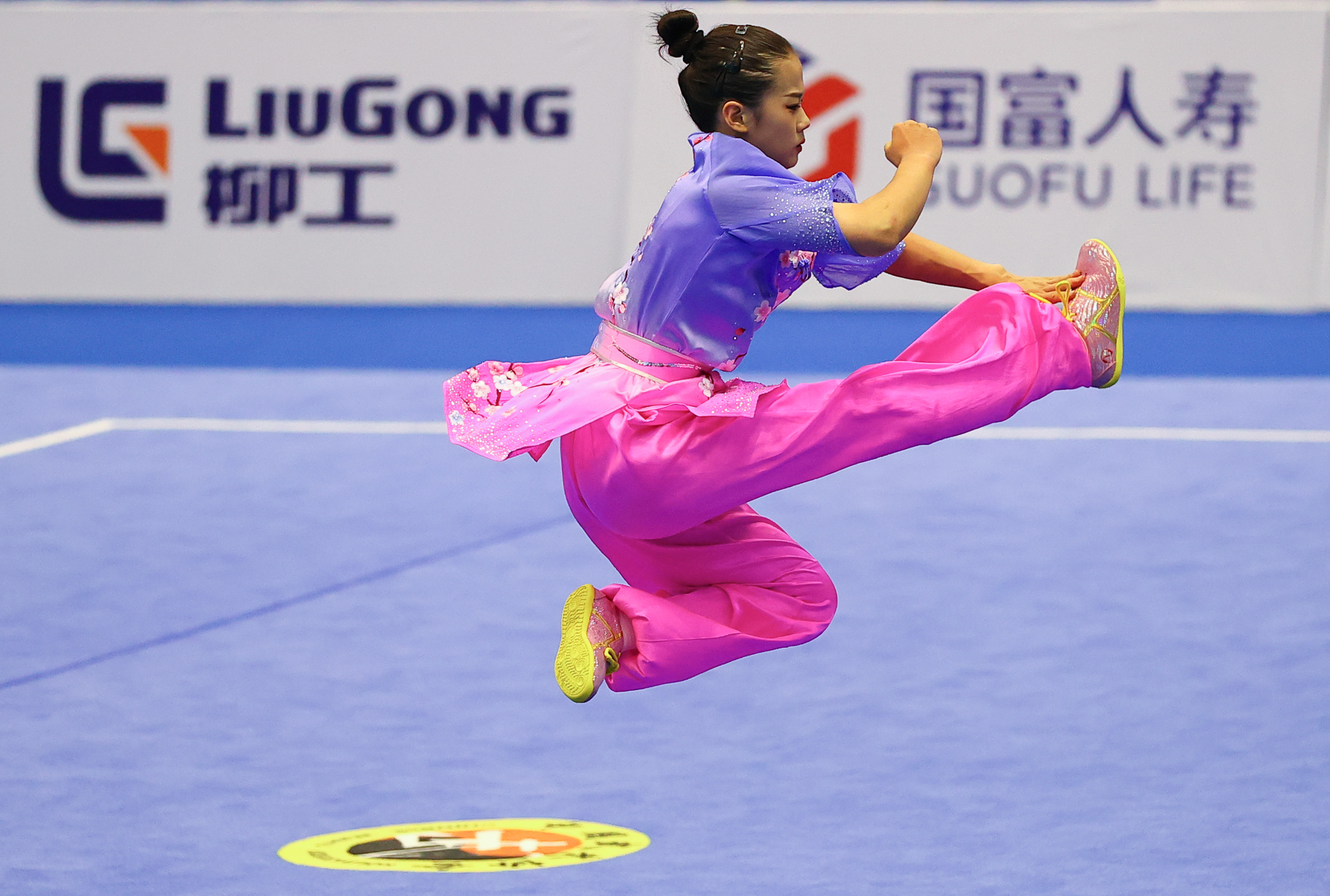 武术套路——中学组女子自选长拳赛况