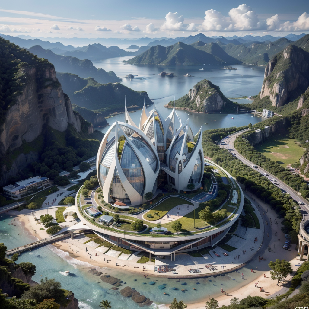 设计出科幻的海湾别墅需要几步