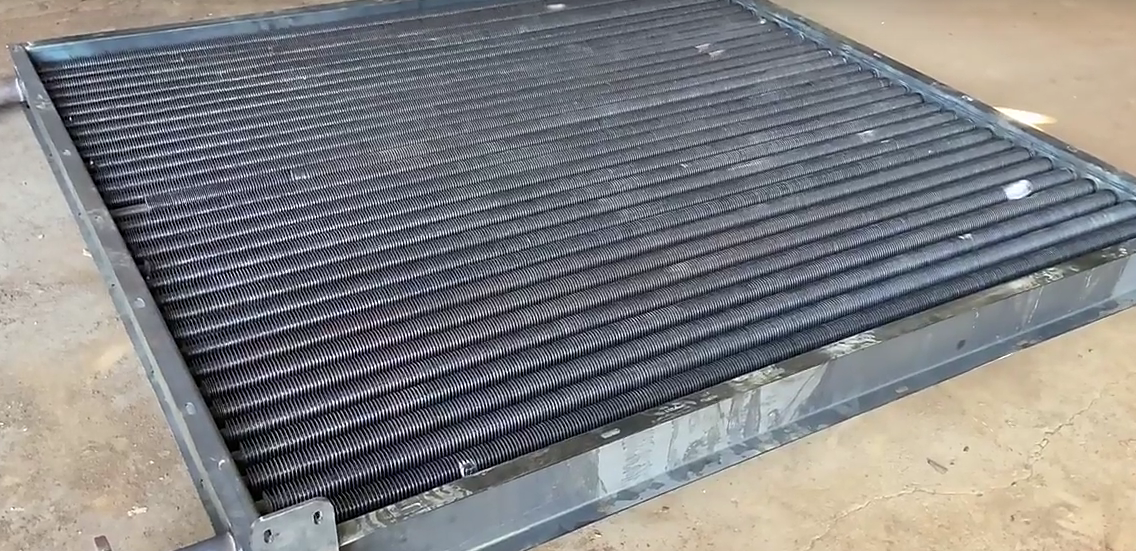 饲料烘干房烘干机散热器 srq型翅片管散热器 蒸汽型换热器