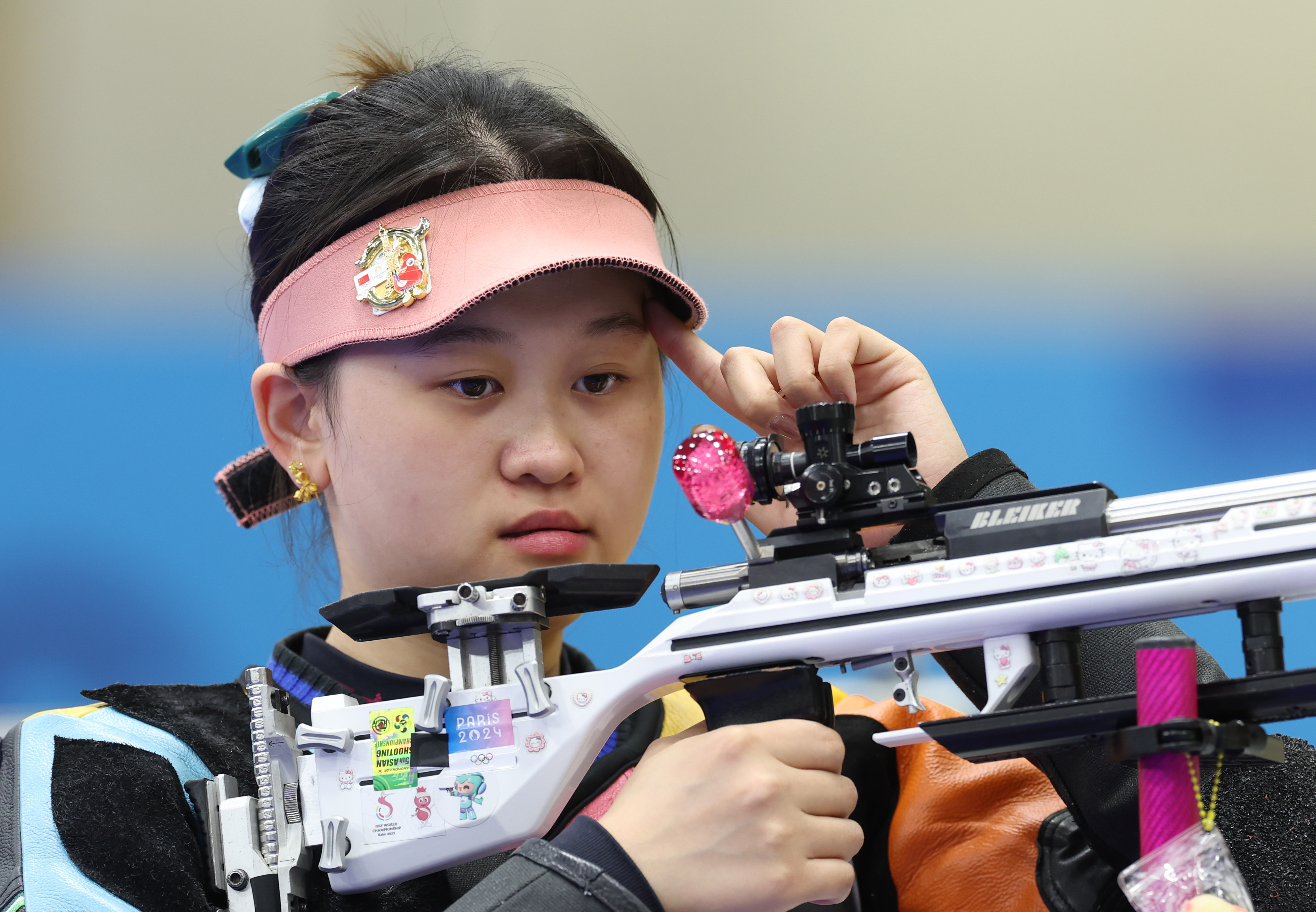 —女子50米步枪三姿:中国选手张琼月获得铜牌