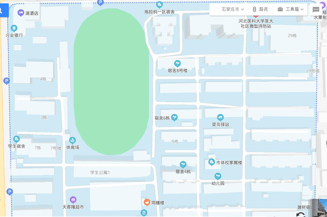 河北医科大学校园地图