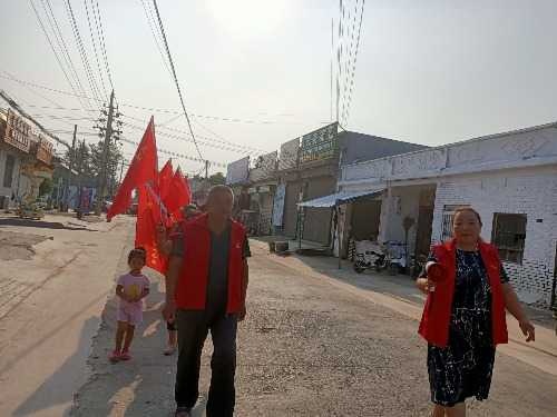 武陟龙泉街道南贾村开展"五创三治"工作 创建乡风文明示范村