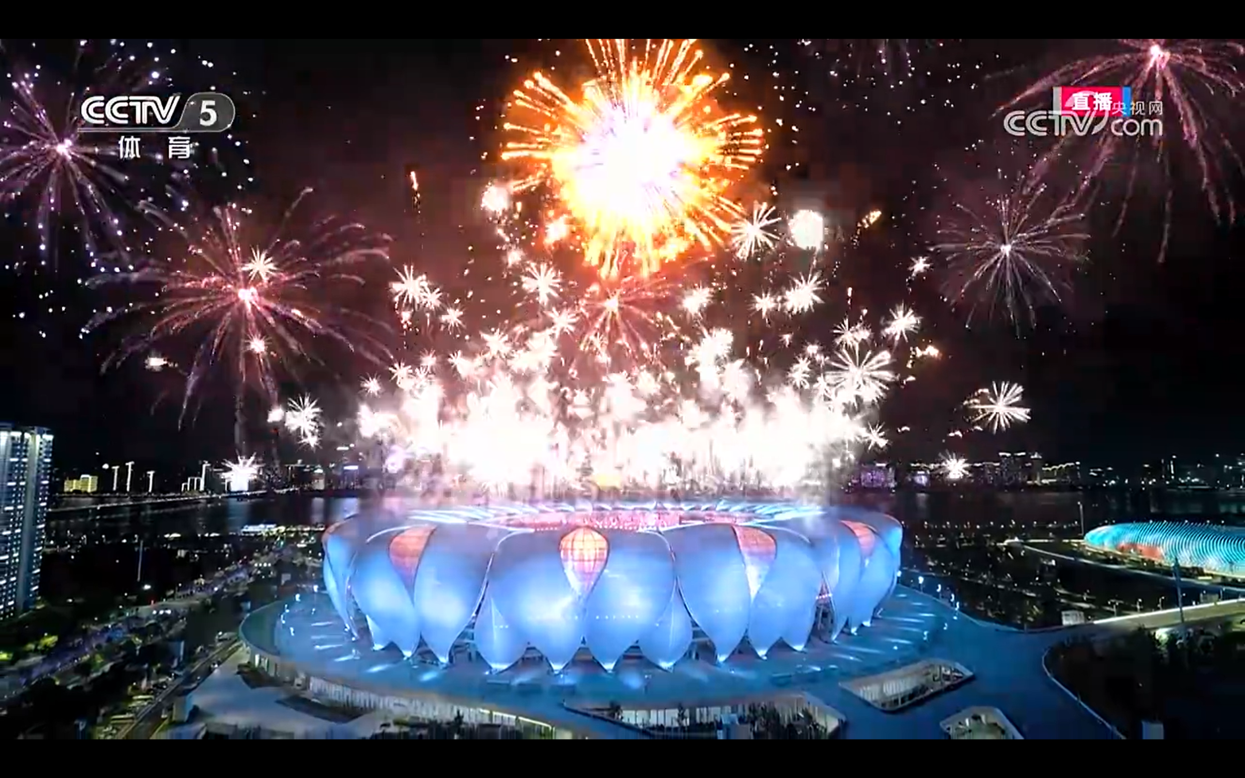 在"绿水青山"中,"数字烟花"璀璨绽放,杭州亚运会开幕式精彩!震撼!
