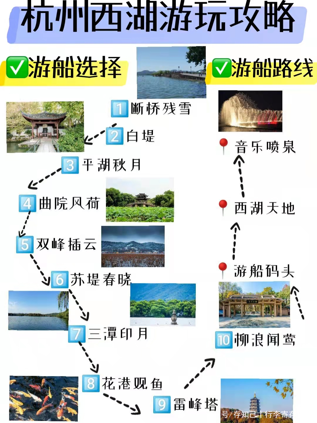 西湖旅游攻略一日游最佳路线(西湖旅游攻略一日游最佳路线图)