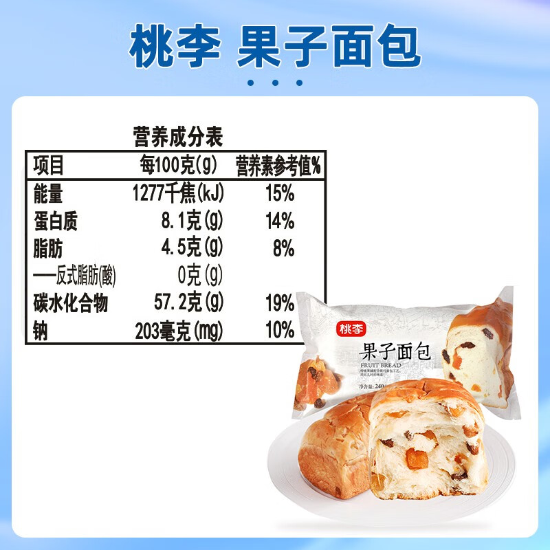 桃李果子面包 240g*2包好用吗?深度爆料评测!