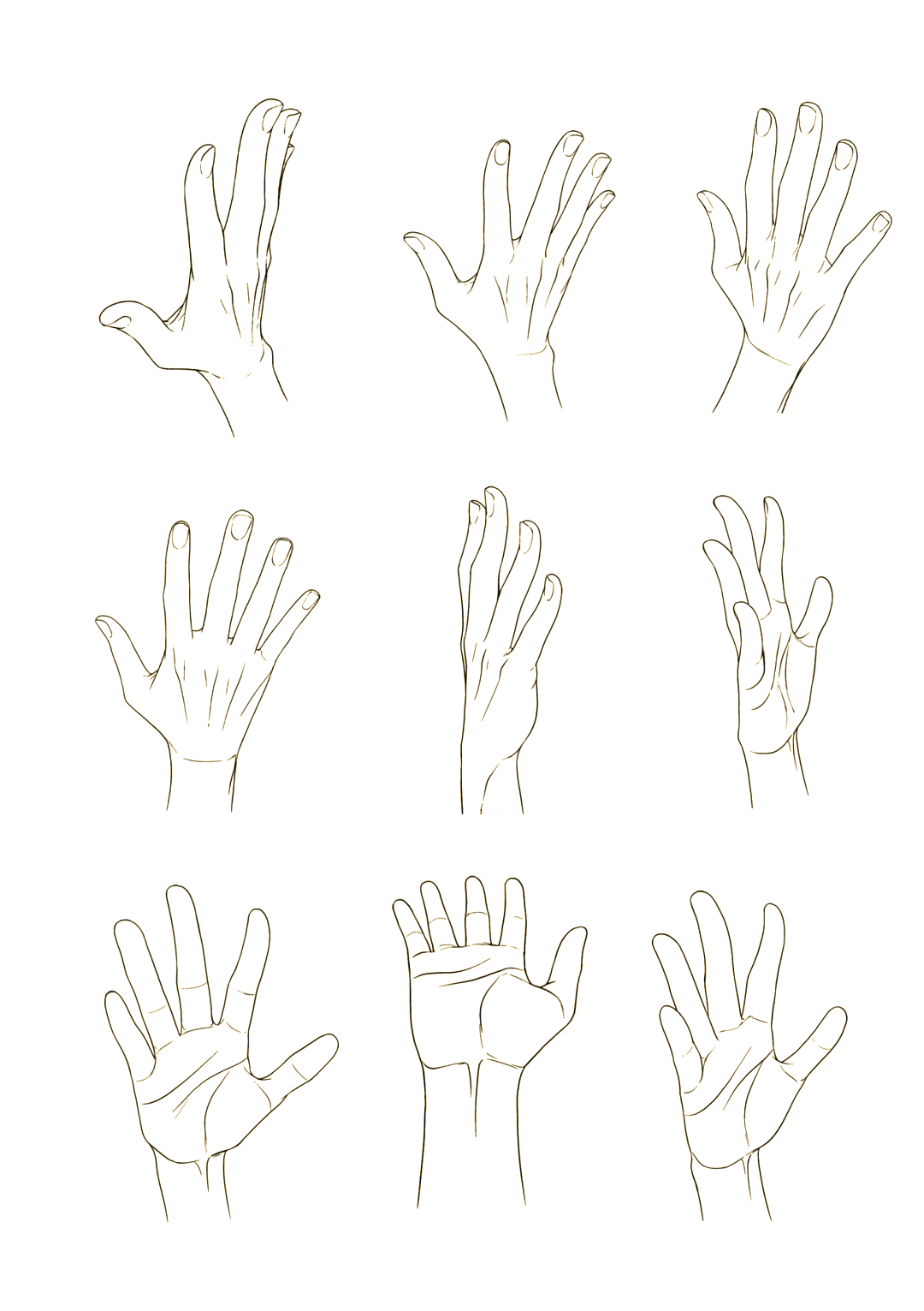 绘画新手必知:如何轻松绘制手部手势?