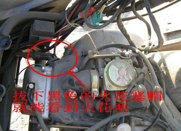 火花塞在车的什么位置