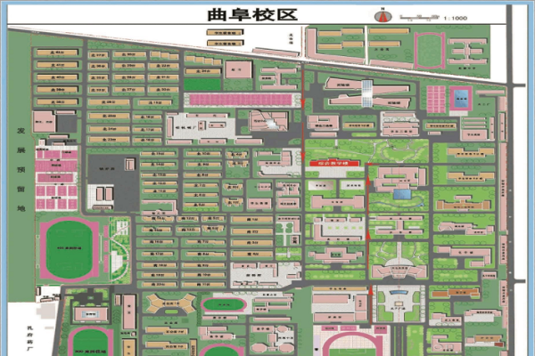 曲阜师范大学位置地图图片