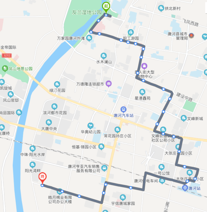 河南唐河火车站途经公交车线路乘坐点及其运行时间
