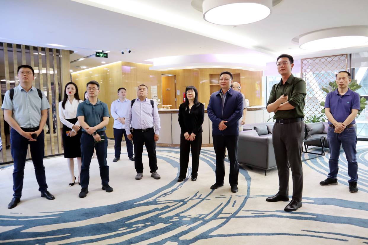 合肥新站高新区党工委委员,管委会副主任安志强到访联合企业集团