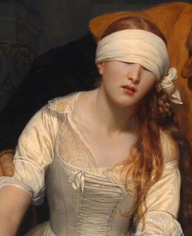 《简·格雷的处刑》,女囚之死—法国学院派艺术家保罗.