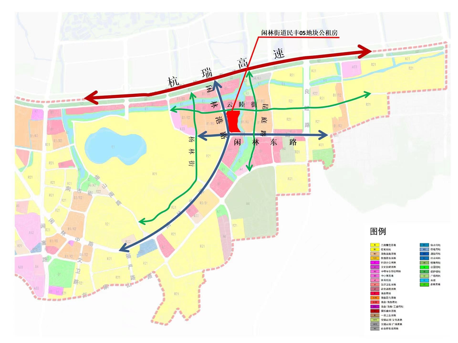 闲林街道民丰05地块公租房方案出炉,河景房高颜值!