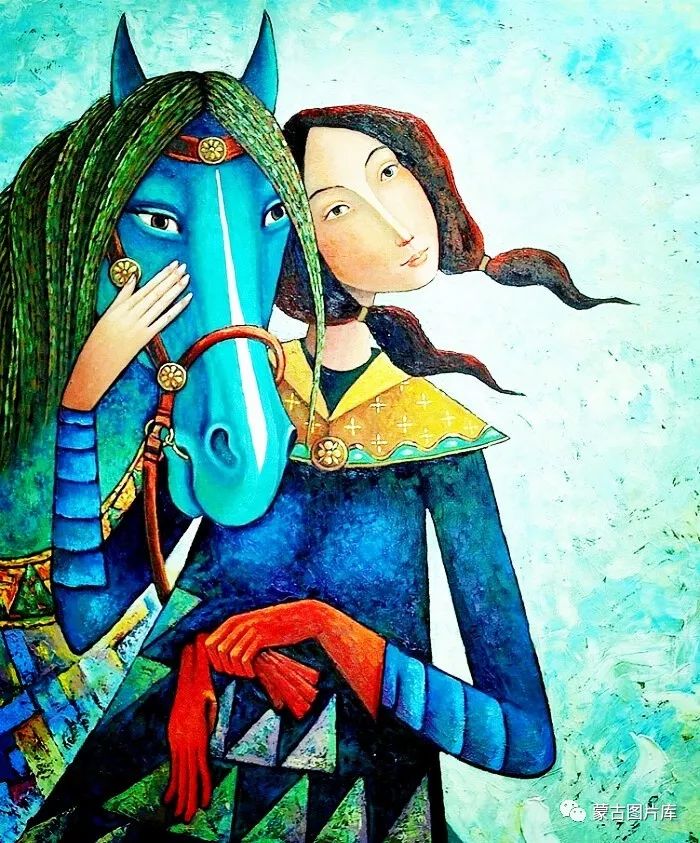 「蒙古图片」一组蒙古插画屏保,绝对独一无二!