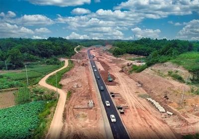 未來科技城道路建設迎來重大節點