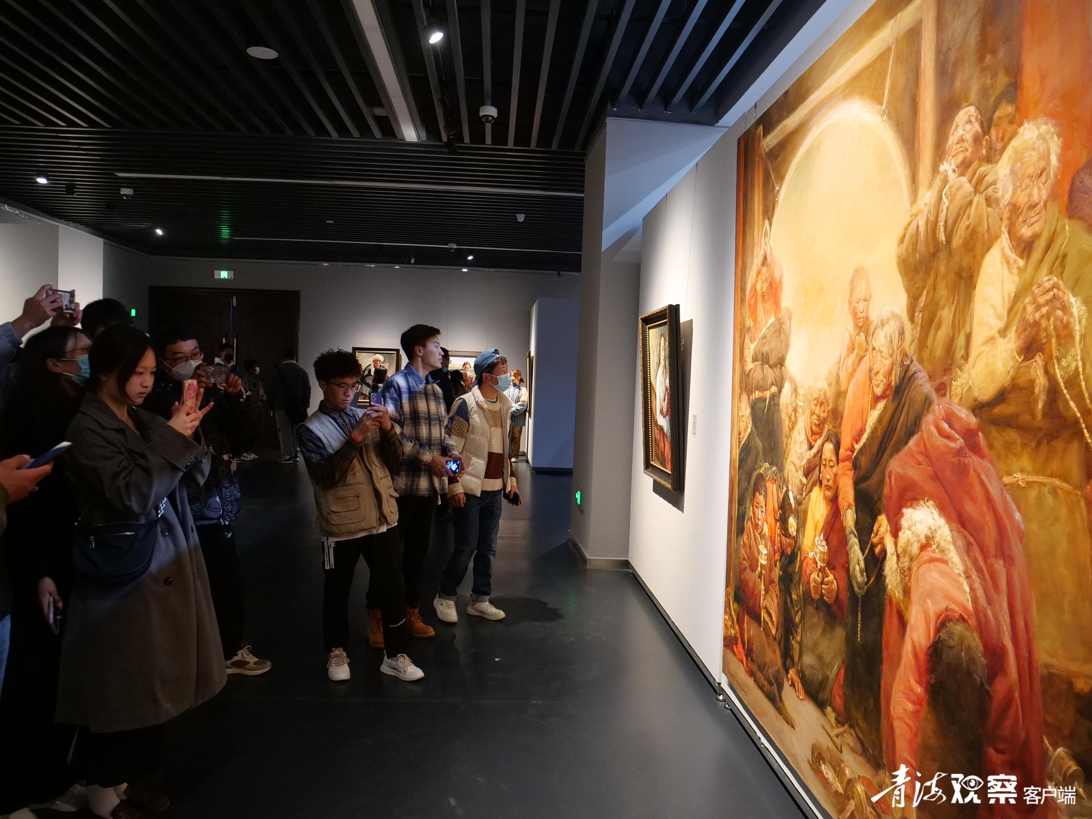 于小冬油画作品展在青海美术馆开展