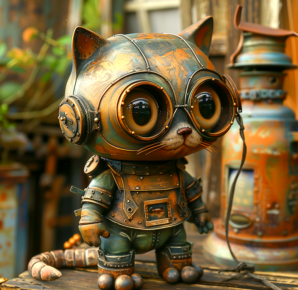 机械猫潮流重塑:midjourney如何引领萌宠头像新风尚?