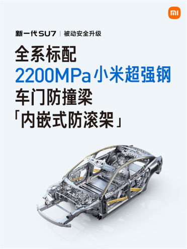 行业量产最高强度！小米回应为何开发2200MPa超强钢 两大原因
