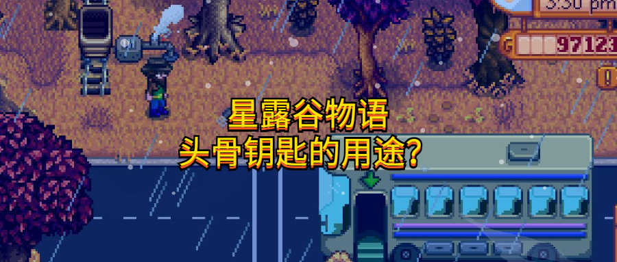 星露谷物语头骨钥匙的用途?