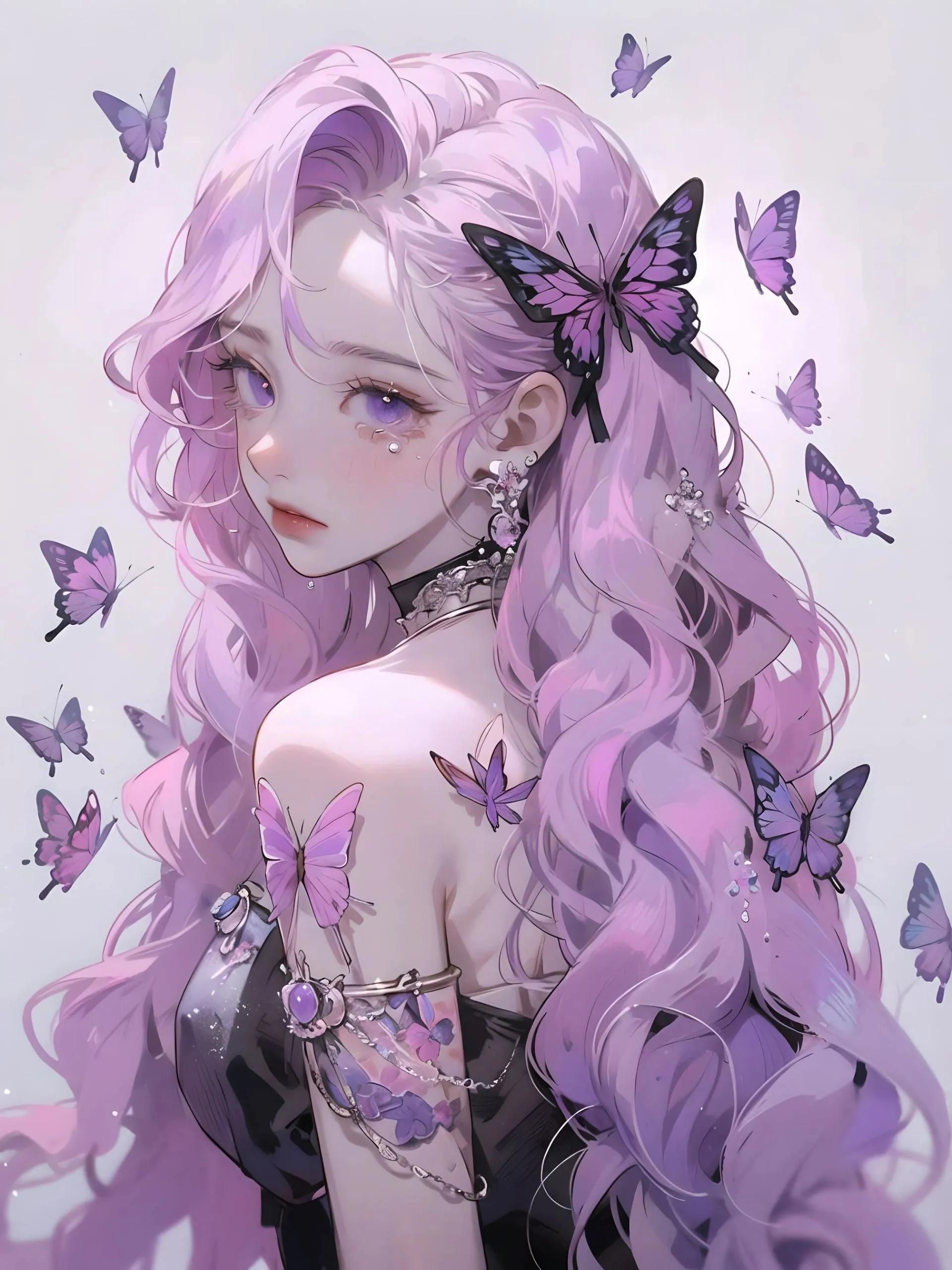 卡通动漫头像,好几种风格的的萌妹子