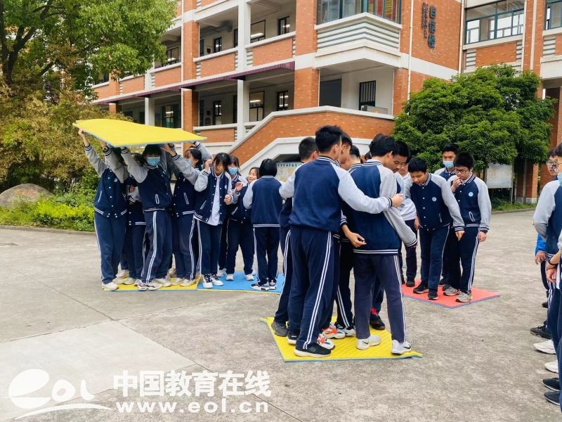 踏步逐梦,决胜未来 杭州胜蓝实验中学为九年级开展"团建"励志活动