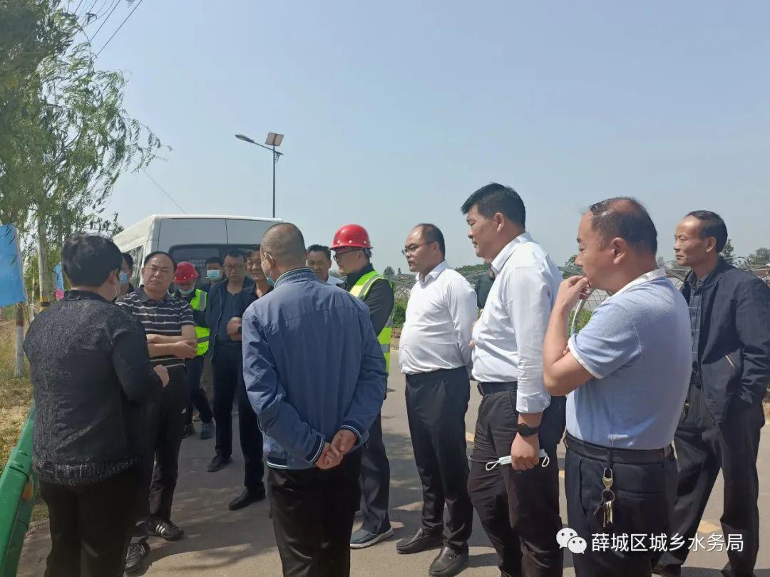 市城乡水务局局长张德忠来我区调研水利工程建设情况