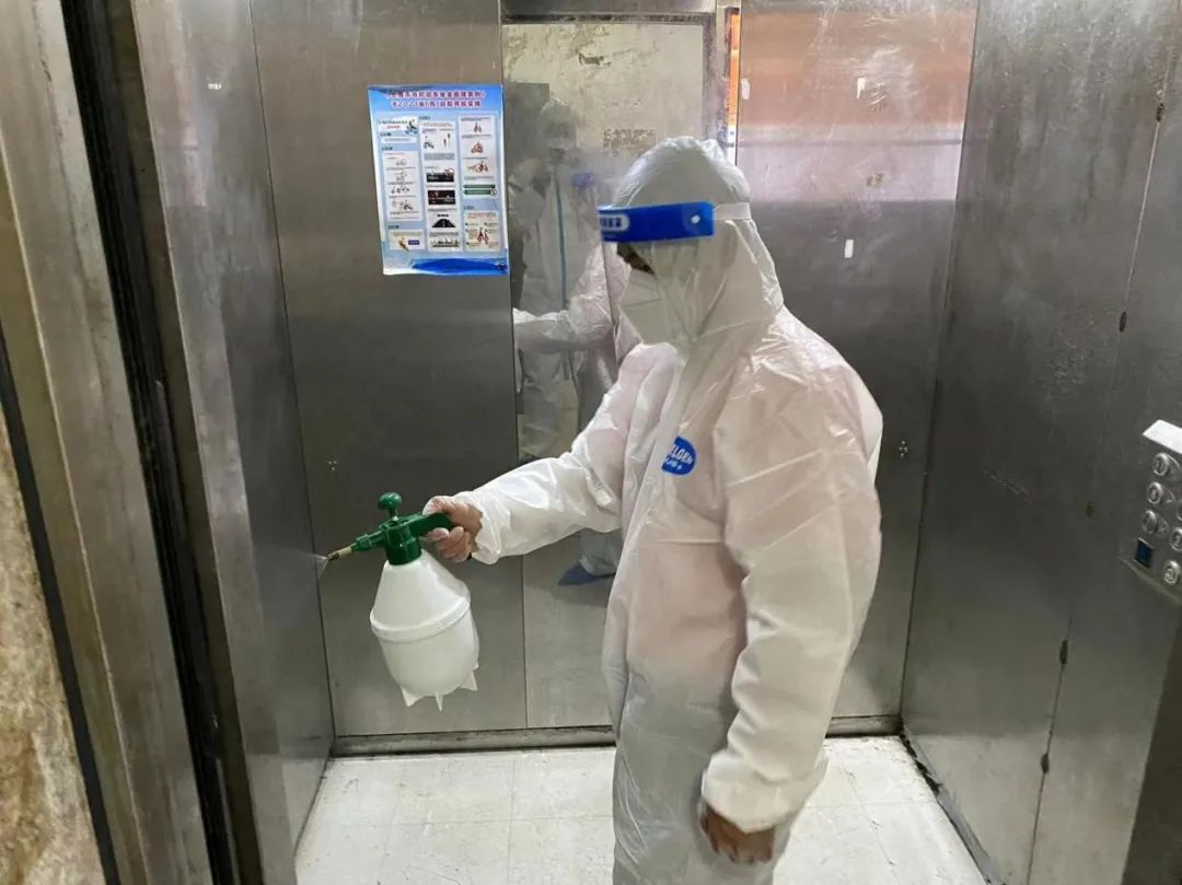 本市物业行业主动作为,开展环境清洁消杀专项行动(二)