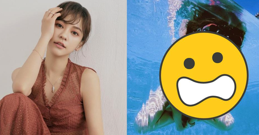 陈意涵圆领泳装水中打坐狂前翻!0防备「重点部位」全程打开