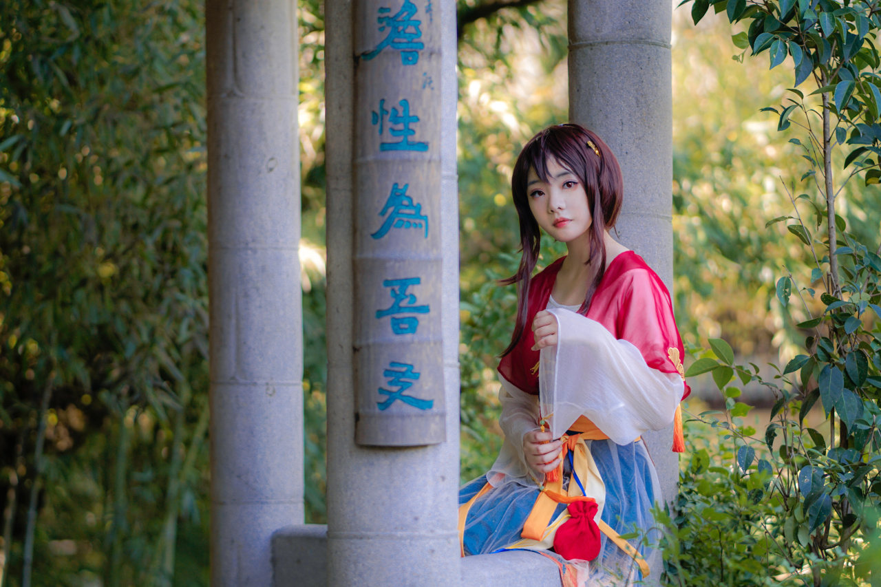 乐正绫立秋cosplay