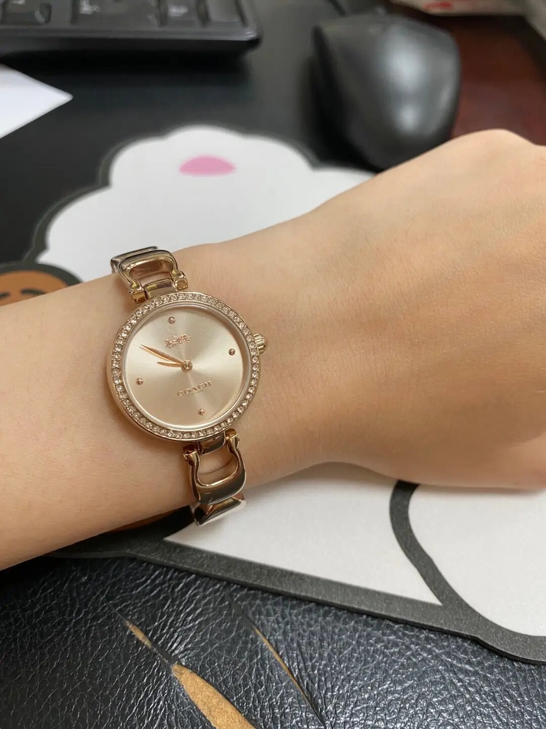 腕间艺术,蔻驰park系列手表点亮时尚生活