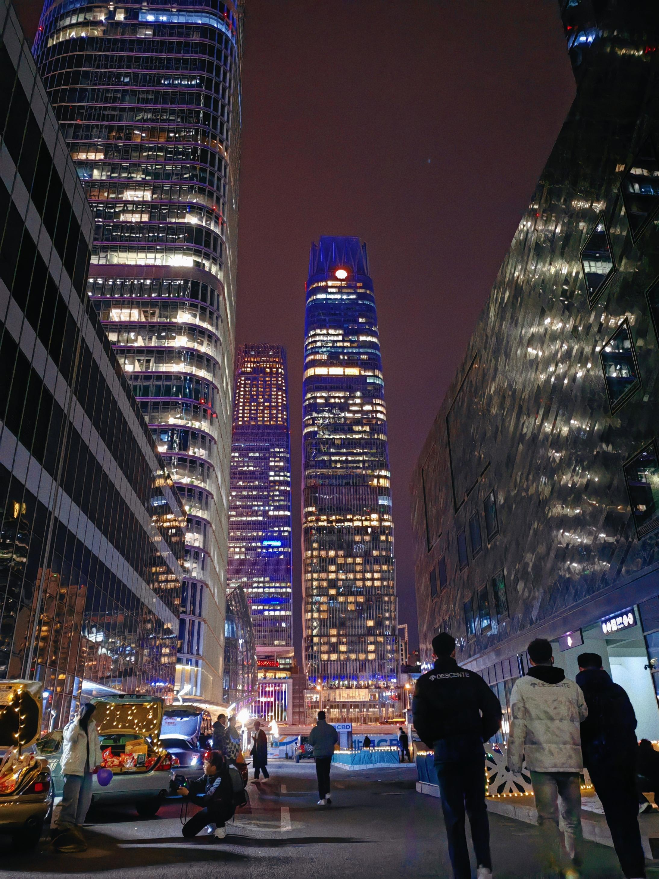 北京cbd夜景拍摄地点图片