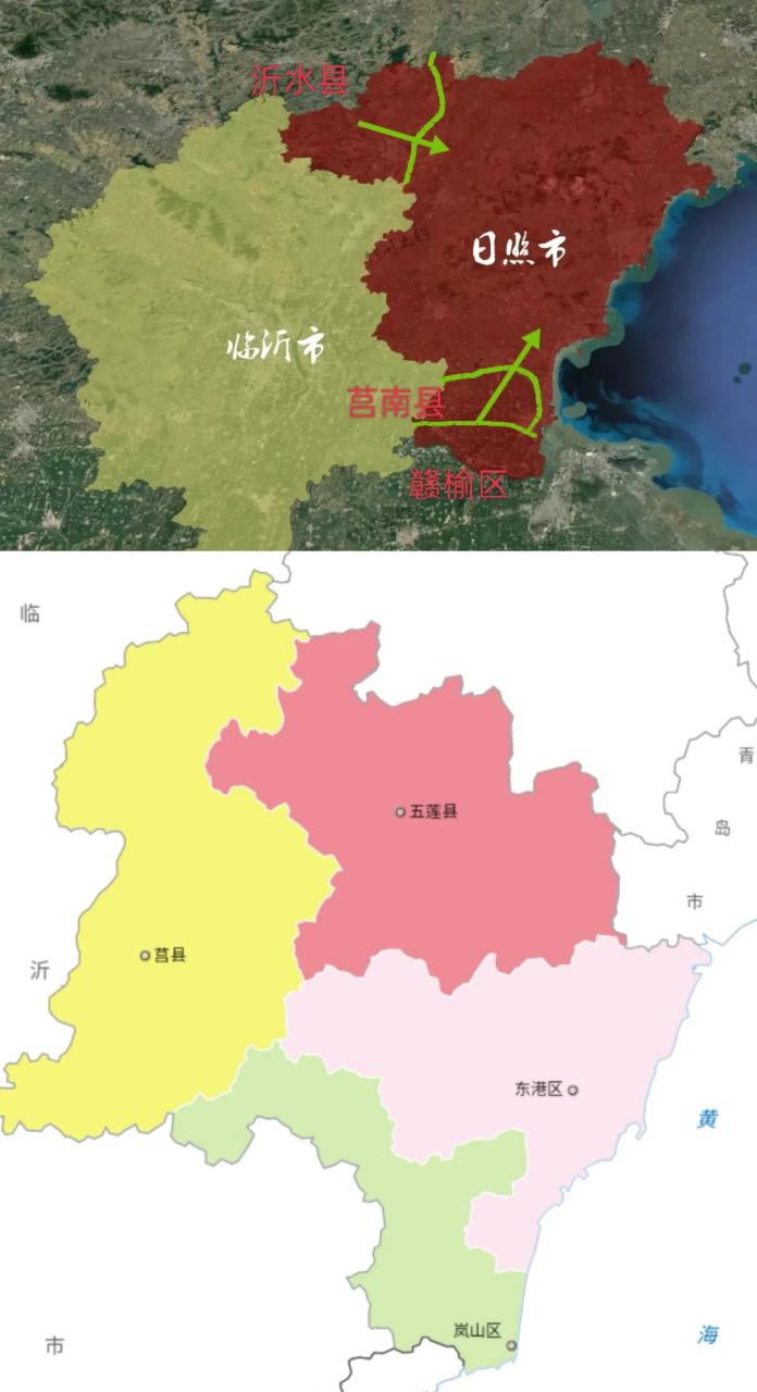 临沂两县入日照,网友真敢想.